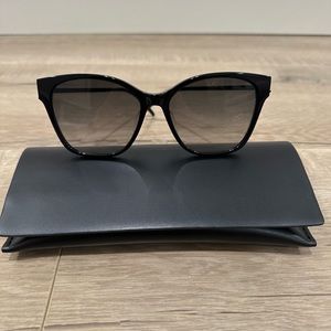 Saint Laurent 56mm Rectangular Sunglasses